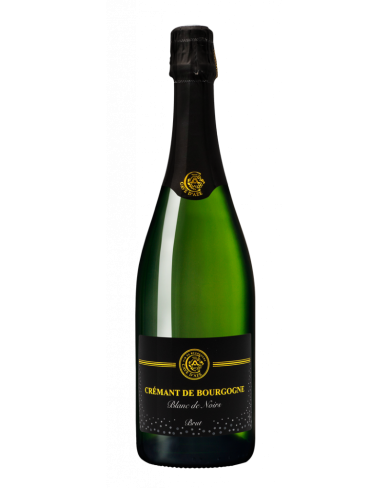 Bouteille de crémant blanc de noirs de la Cave d'Azé