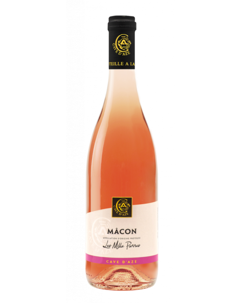 Bouteille de Mâcon rosé de la Cave d'Azé