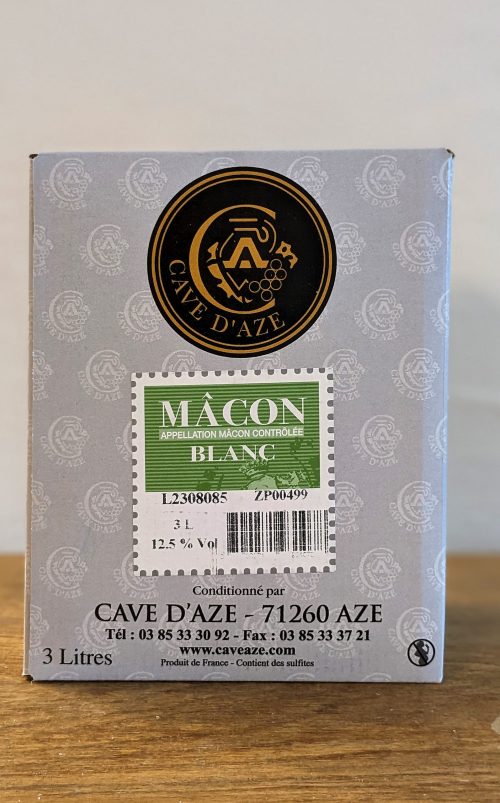 Bag in box Mâcon Blanc 3L