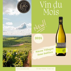 VINS DU MOIS Mâcon Village Sans Sulfite 2024
