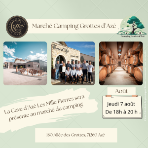 Marché camping Azé (28.575 x 28.575 cm)